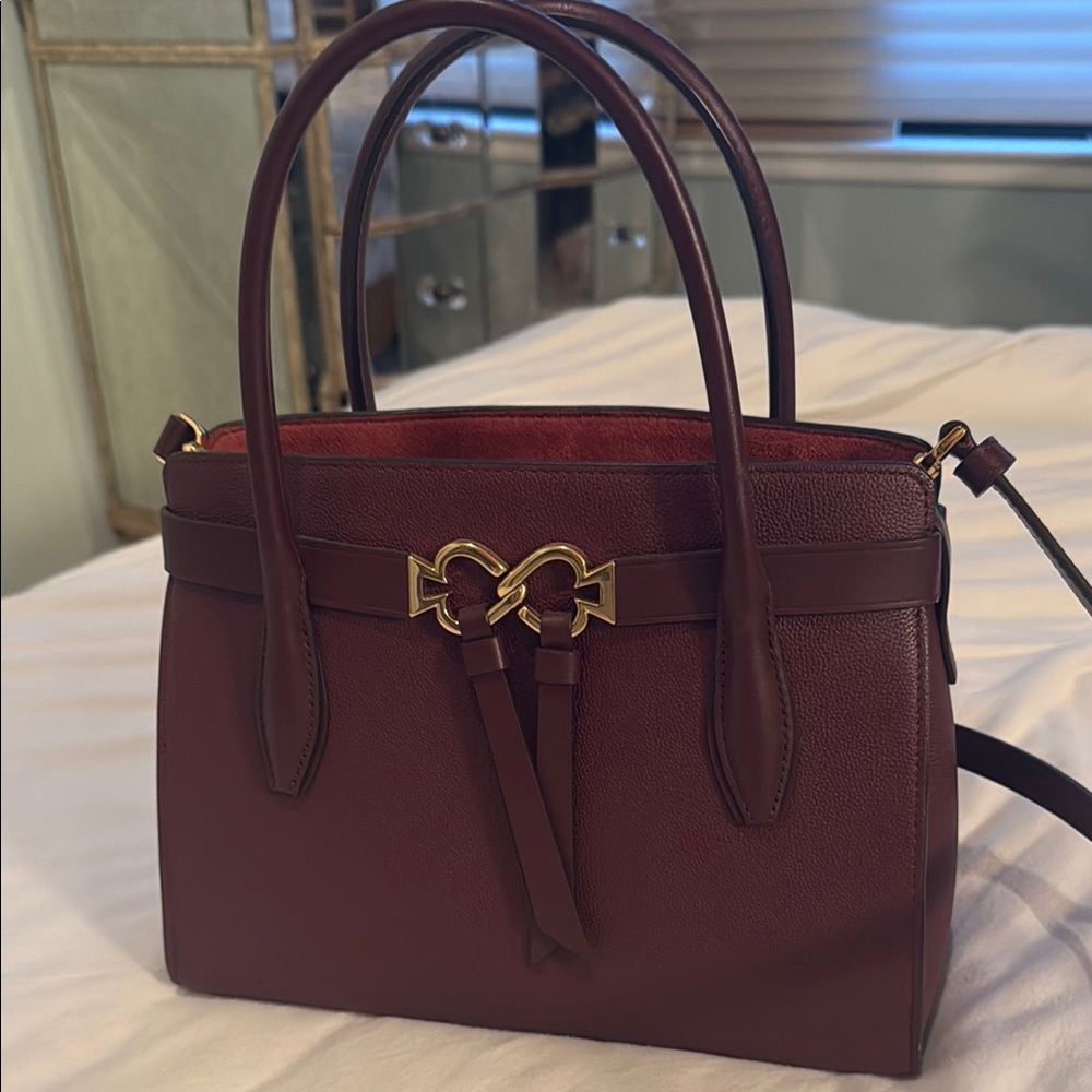 Kate Spade Burgundy Handbag NEW